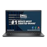 ડેલ 15, ઇન્ટેલ કોર આઇ 5 13 જીન - 1334u, 8 જીબી ડીડીઆર 4 રેમ, 512 જીબી એસએસડી, એફએચડી 15.6"/39.62 સે.મી., વિન્ડોઝ 11, એમએસઓ'21, કાર્બન બ્લેક, 1.66 કિગ્રા, 120 હર્ટ્ઝ 250 એનઆઈટીએસ, 15 મહિનાના મેકએફી, પાતળા અને લાઇટ લેપટોપ