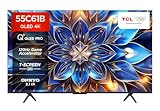 ટીસીએલ 139 સે.મી. (55 ઇંચ) 4 કે અલ્ટ્રા એચડી સ્માર્ટ ક્યુએલડી ગૂગલ ટીવી 55 સી 61 બી (બ્લેક)