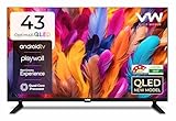 VW 109 cm (43 inch) OptimaX Series Full HD Smart QLED Android TV VW43AQ1