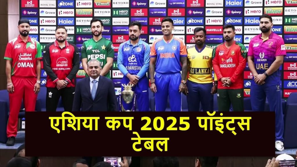 Asia Cup 2025 Updated Points Table- श्रीलंका ने बांग्लादेश को रौंदकर एशिया कप का आगाज जीत के साथ...