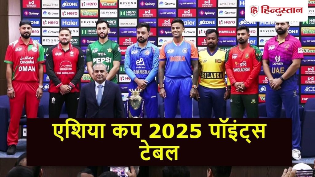 Asia Cup 2025 Updated Points Table- भारत ने ओमान को हराकर एशिया कप ग्रुप स्टेज में जीत की हैट्रिक...