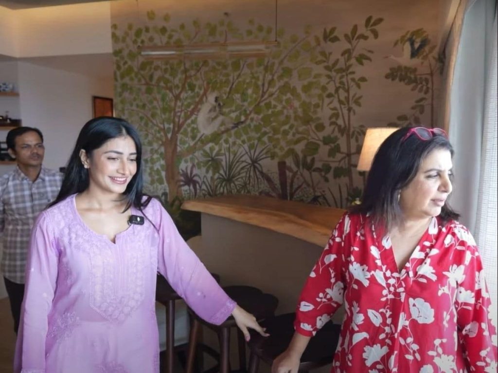 धनश्री वर्मा के घर की तस्वीरें, फराह खान बोलीं- उधर का हैंडल निकल रहा, इधर पानी नहीं आ...