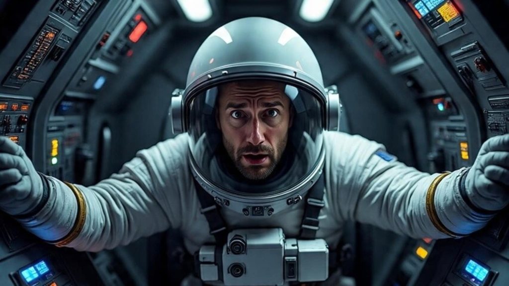 शख्स ने दावा किया कि वह पृथ्वी का चक्कर लगा रहे एक अंतरिक्ष यान में सवार है।...