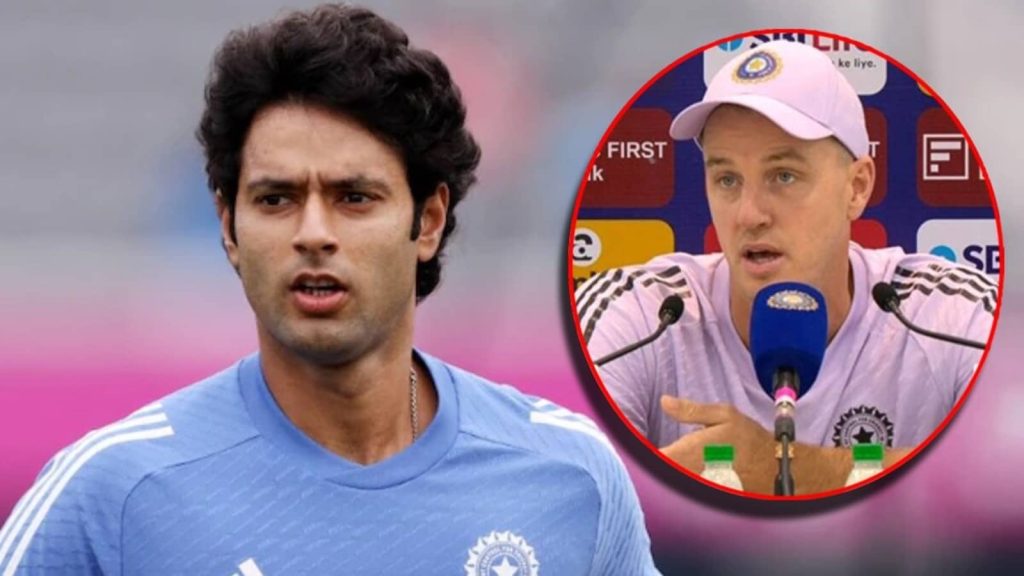 टीम इंडिया के बॉलिंग कोच मोर्नी मोर्कल 32 वर्षीय ऑलराउंडर शिवम दुबे से एक...