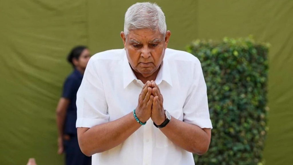 जगदीप खबर है कि धनखड़ ने राजस्थान की किशनगढ़ सीट से पूर्व विधायक के तौर पर...