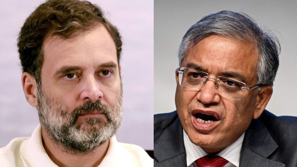 રાહુલ ગાંધીના આક્ષેપો પર મુખ્ય ચૂંટણી કમિશનર જ્ yan ાનશ કુમાર … मुख्य चुनाव आयुक्त ज्ञानेश कुमार द्वारा राहुल गांधी से आरोपों पर...