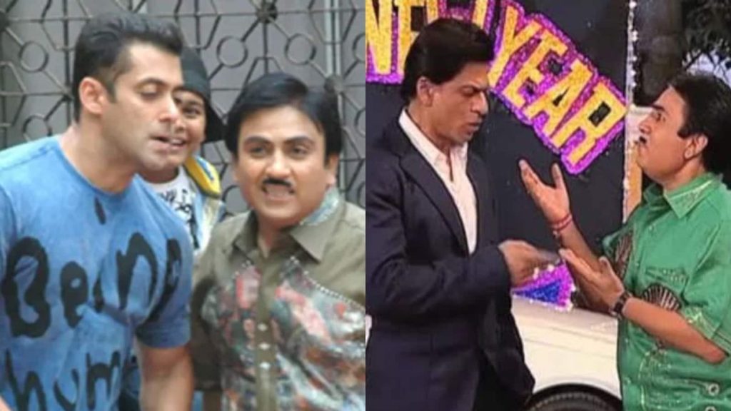 शाहरुख खान और सलमान खान टीवी से मशहूर सीरियल तारक मेहता का उल्टा चश्मा में...