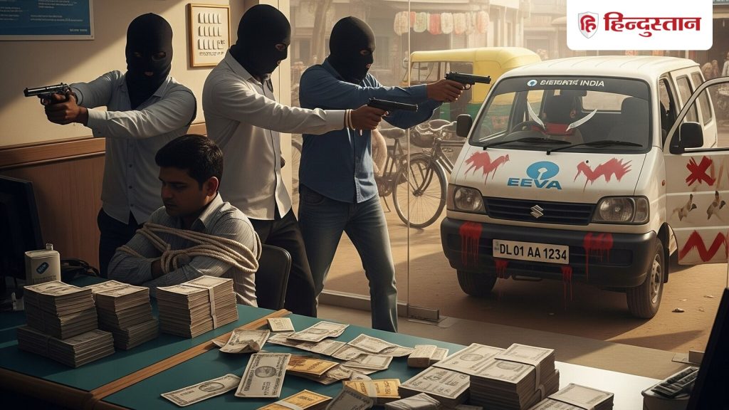 इस डकैती में शामिल अपराधियों ने हॉलीवुड और बॉलीवुड की डकैती से प्रेरित...