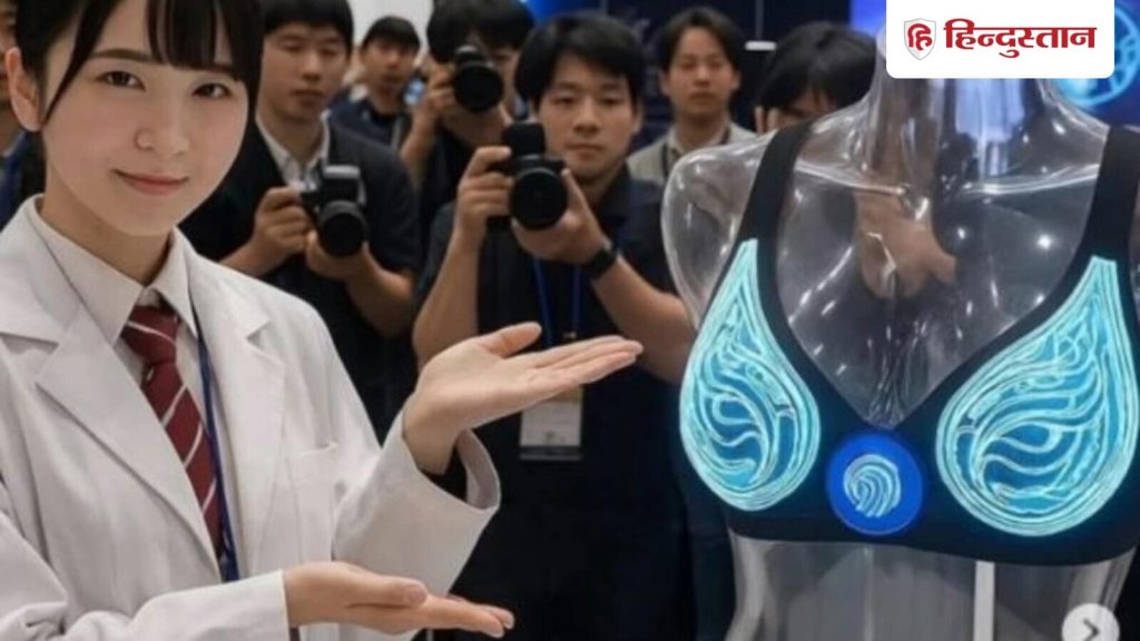 સ્માર્ટ બ્રાની વિશેષતા એ છે કે તે હૂકથી નહીં પરંતુ બાયોમેટ્રિક પ્રમાણીકરણ છે … स्मार्ट ब्रा की खासियत है कि यह हुक से नहीं बल्की बायोमेट्रिक ऑथेंटिकेशन...