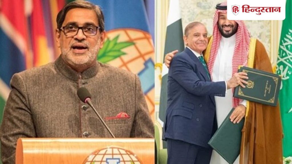 पाकिस्तान-सऊदी अरब समझौते पर पूर्व राजदूतों ने चिंता जताई है। वेणु...