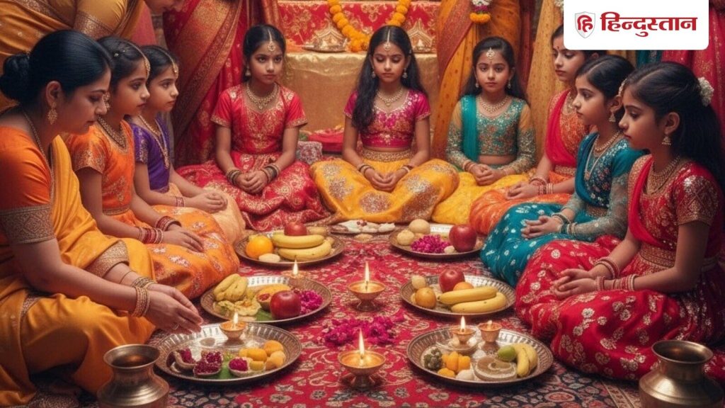 Kanya Pooja Kaise Kare: नवरात्रि के दौरान कन्याओं को भोज कराने का परंपरा चली आ रही है।...