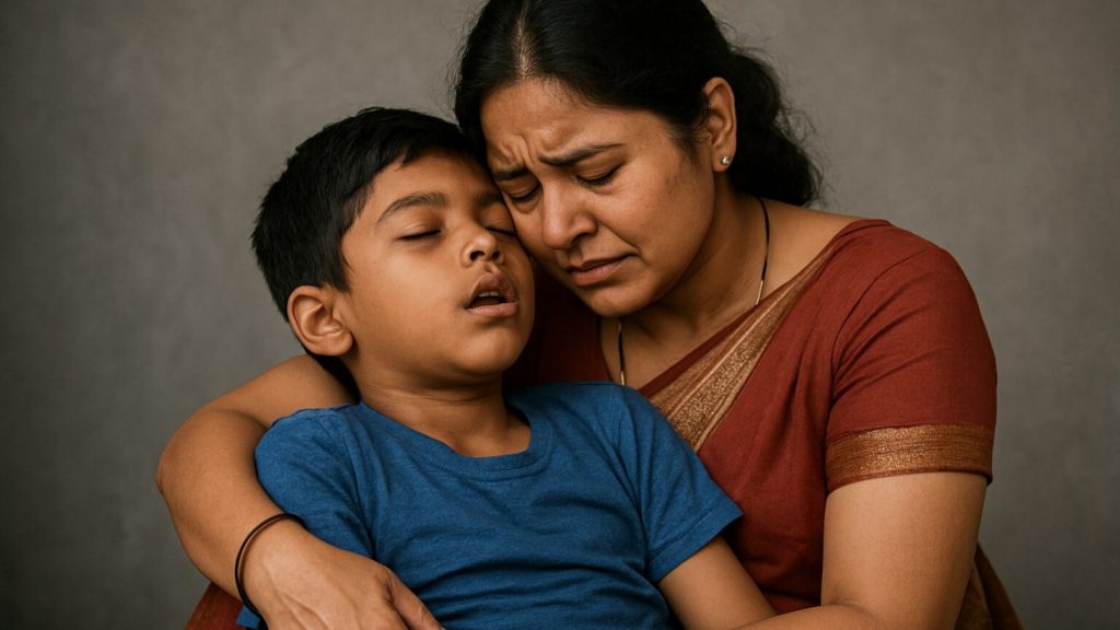 મહારાષ્ટ્રમાં દસ -વર્ષની નિર્દોષ તેની માતાની ખોળામાં ડૂબી ગઈ. ઘટના … महाराष्ट्र में एक दस साल के मासूम ने अपनी मां की गोद में दम तोड़ दिया। घटना...