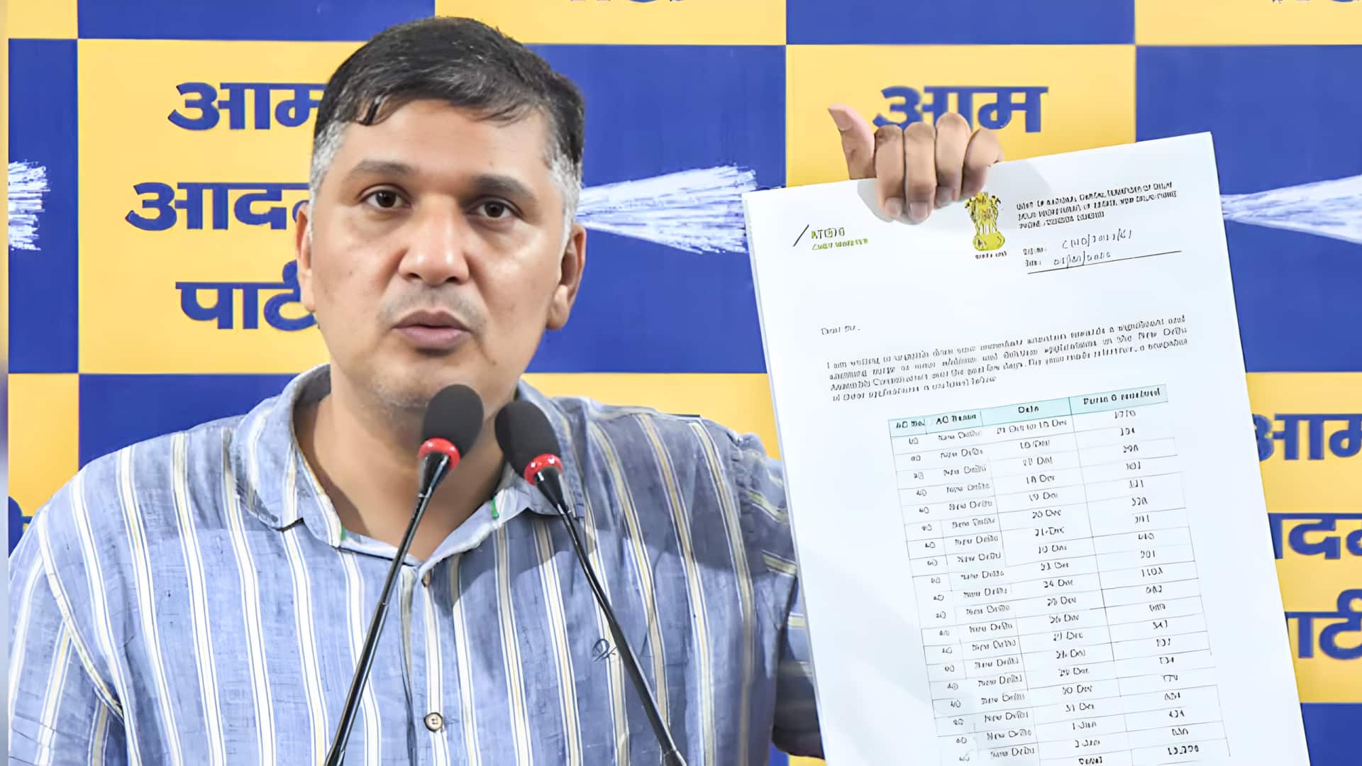 આપના મતની ચોરીનો પણ આરોપ લગાવ્યો હતો, જણાવ્યું હતું કે- દિલ્હીની ચૂંટણી પહેલા કઠોર આપના મતની ચોરીનો પણ આરોપ લગાવ્યો હતો, જણાવ્યું હતું કે- દિલ્હીની ચૂંટણી પહેલા કઠોર