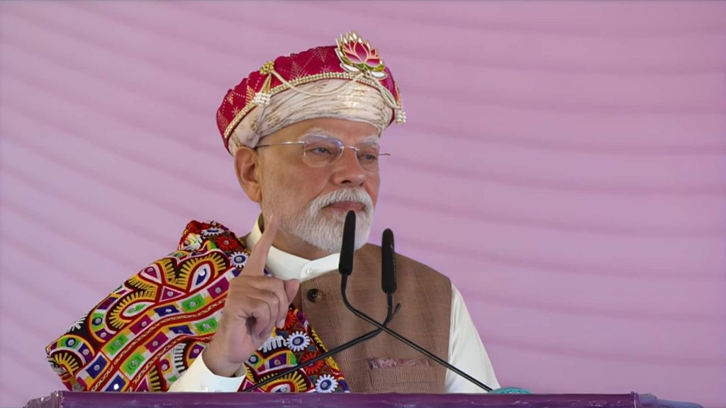 प्रधानमंत्री मोदी ने मध्य प्रदेश में कहा- नया भारत परमाणु धमकियों से नहीं डरता