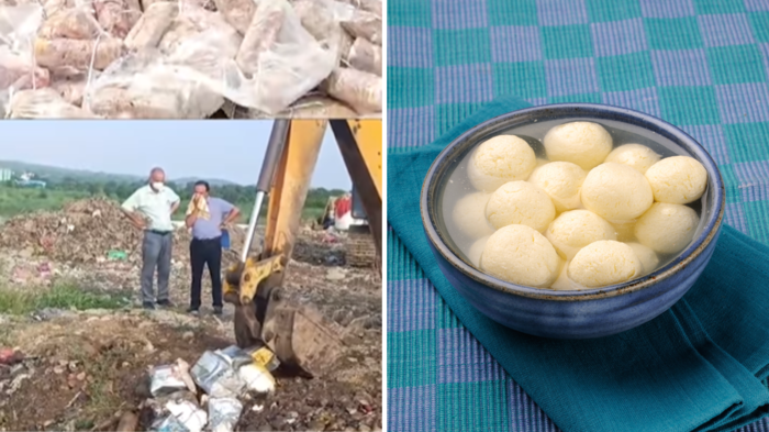 એફએસએસએ ડ્રેઇનમાં 50 લાખ રાસગુલાસ ફેંકી દીધા, ‘ઝેર’ ખવડાવવાની તૈયારીઓ, 1 સેકન્ડમાં … rasgulla quality check