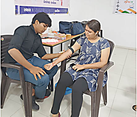 સ્પેક કેમ્પસમાં SPU સંલગ્ન કૉલેજો માટે “થેલેસેમિયા ચેક અપ કેમ્પ”નું આયોજન… સ્પેક કેમ્પસમાં SPU સંલગ્ન કૉલેજો માટે “થેલેસેમિયા ચેક અપ કેમ્પ”નું આયોજન...