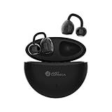 જેસી દાંડી ખુલ્લી વેરેબલ સ્ટીરિયો | ક્વાડ માઇક | બ્લૂટૂથ 5.4 | 40 એચ પ્લેટાઇમ | ઝડપી ચાર્જિંગ | ટાઇપ-સી બિલ્ટ-ઇન સિલિકોન માઇક | કાનની ઓછી થાક વધુ સારી એરફ્લો (કાળો)