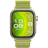 હ્યુઆવેઇ વ Watch ચ ફિટ 4 પ્રો સ્માર્ટવોચ, 1.82 "નીલમ ડિસ્પ્લે ટાઇટેનિયમ એલોય બેઝલ, 10-દિવસીય બેટરી લાઇફ, ડ્યુઅલ બેન્ડ જીપીએસ, ગોલ્ફ કોર્સ નકશો, 40 મીટર ફ્રીમ ડાઇવિંગ, આઇઓએસ સાથે સુસંગત, લીલો