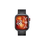 હ્યુઆવેઇ વ Watch ચ ફીટ 4 પ્રો સ્માર્ટવોચ, 1.82 "નીલમ ડિસ્પ્લે ટાઇટેનિયમ એલોય બેઝલ, 10-દિવસીય બેટરી લાઇફ, ડ્યુઅલ બેન્ડ જીપીએસ, ગોલ્ફ કોર્સ નકશો, 40 મીટર ફ્રી ડાઇવિંગ, આઇઓએસ સાથે સુસંગત, બ્લેક