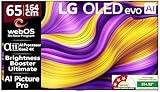 એલજી 164 સે.મી. (65 ઇંચ) ઓલેડ ઇવો જી 5 સિરીઝ 4 કે અલ્ટ્રા એચડી (3840 x 2160)