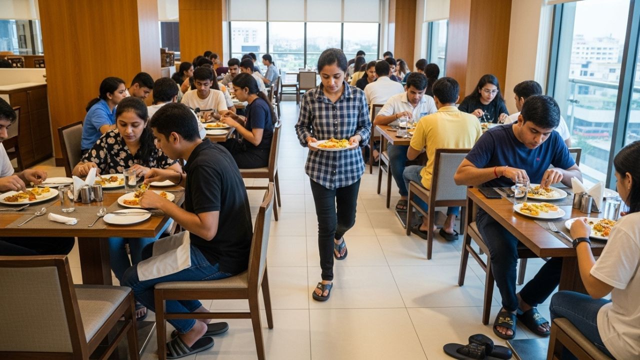 અગ્નિ અને ખોરાક માટે આદર: રસોડું એ અગ્નિ અને ખોરાકનું સ્થાન છે. ત્યાં ચપ્પલ પહેરીને જવું કે જમવું એ અગ્નિના દેવ અને દેવી અન્નપૂર્ણાનું અપમાન માનવામાં આવે છે. તેથી, ભોજન કરતા પહેલા, હાથ-પગ ધોવા અને સ્વચ્છ રીતે જમીન પર બેસવું ધાર્મિક દૃષ્ટિકોણથી શુભ માનવામાં આવે છે.