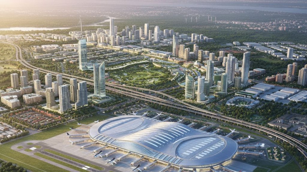 Jewar Airport Aerotropolis City: यह प्रोजेक्ट मुख्यमंत्री योगी आदित्यनाथ के ‘न्यू यूपी-न्यू...