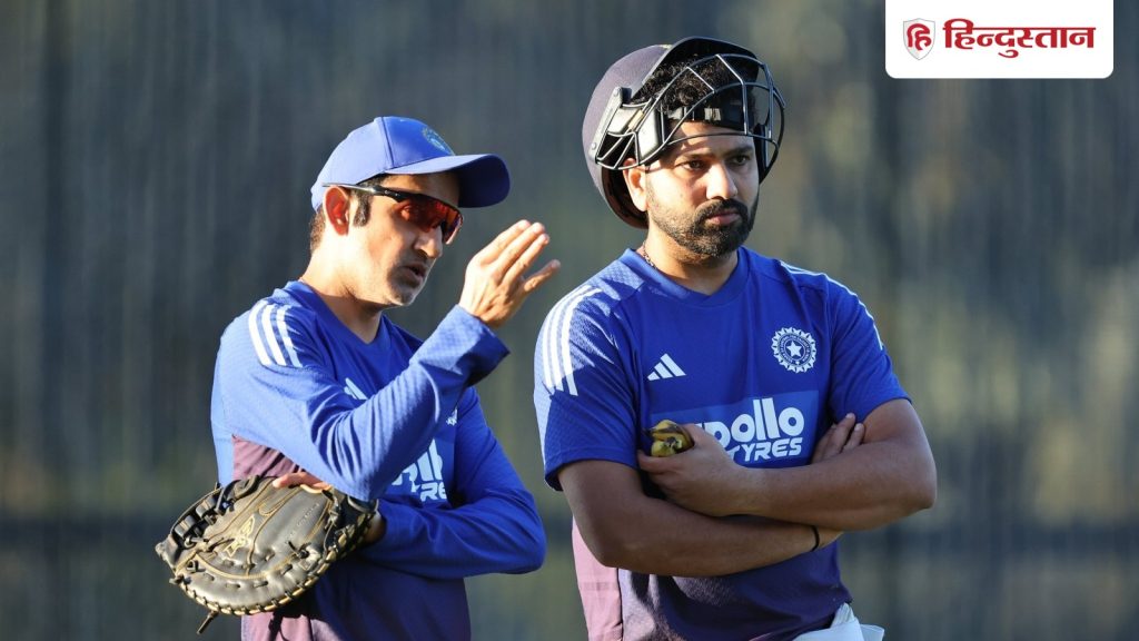 फेयरवेल मैच था, एक फोटो तो लगा...फैंस के सामने ही गंभीर ने रोहित से क्या कह दिया; वीडियो...