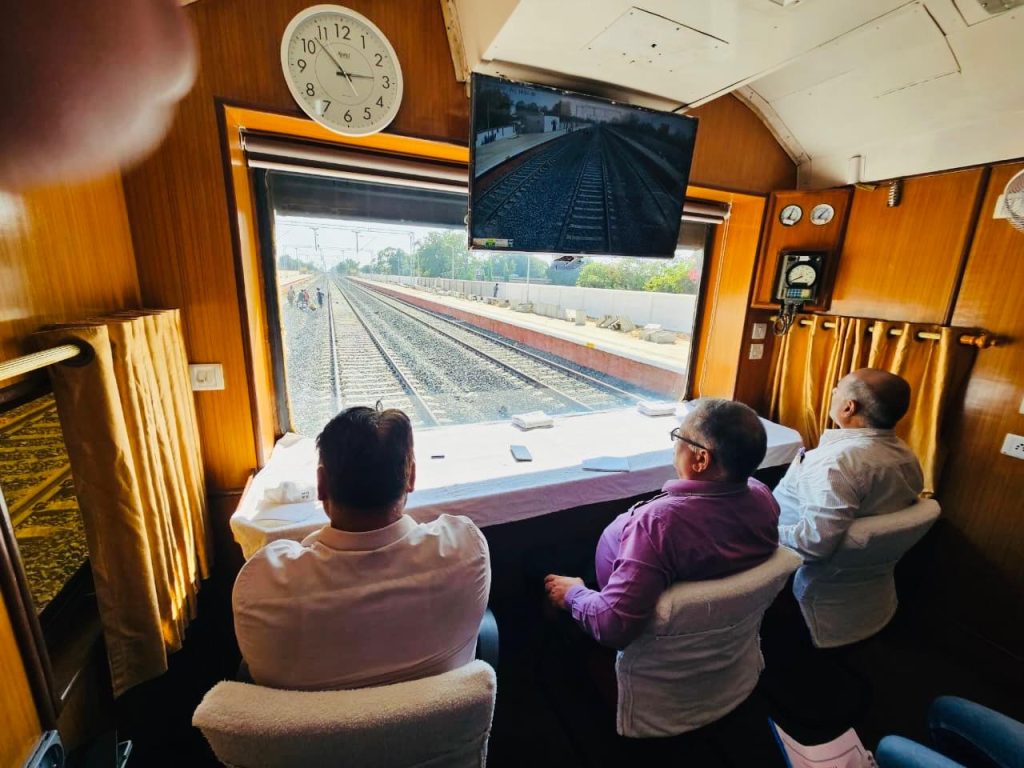 120 કિમી પ્રતિ કલાકની ઝડપે દોડી ટ્રેન અંબાલિયાસન-બીજાપુર સેક્શન પર 