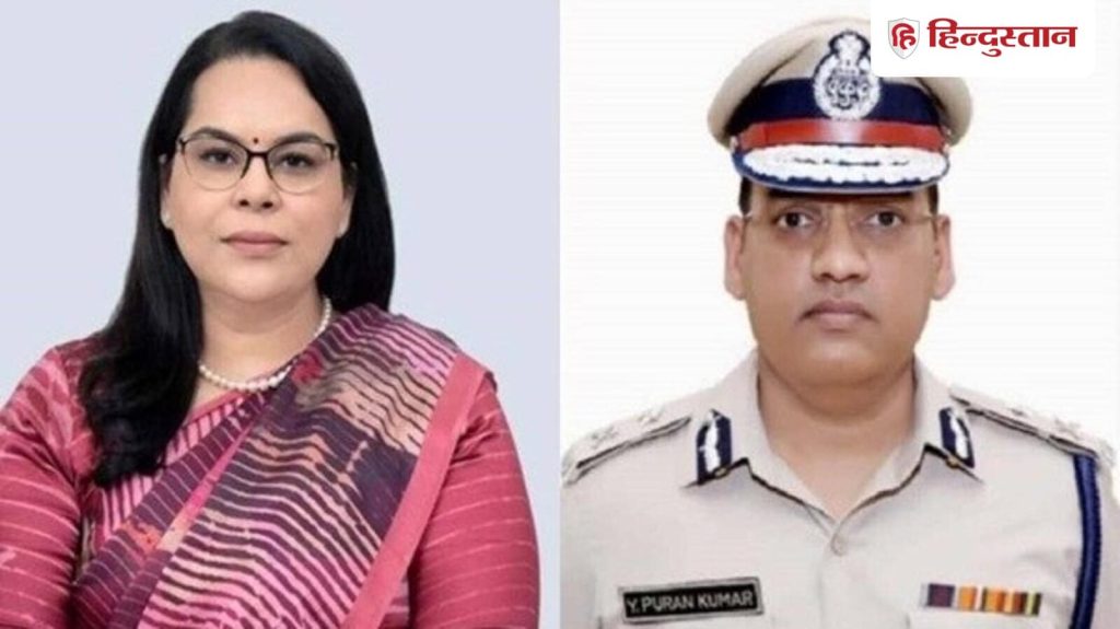 आईएएस अमनीत कुमार ने अपनी शिकायत में हरियाणा के डीजीपी शत्रुजीत कपूर और...