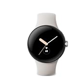 Google Pixel Watch LTE સ્માર્ટવોચ સેલ્યુલર અથવા વાઇફાઇ ડેટા સાથે સુસંગત, GPS, BT અને હાર્ટ રેટ મોનિટર 41mm, બલ્ક પેકેજિંગ (પોલિશ્ડ સિલ્વર ચાક)