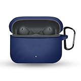 Oppo Enco Buds 3 Pro (2025) સાથે સુસંગત ELOR સિલિકોન કેસ કવર (ઇયરબડ્સ શામેલ નથી) (નેવી બ્લુ)