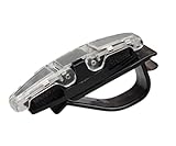 યુનિવર્સલ મલ્ટી-ફંક્શન કાર સન વિઝર ડબલ સનગ્લાસ આઇ ચશ્મા કાર્ડ હોલ્ડર ક્લિપ, અલ્ટીમેટ કાર કન્વીનિયન્સ સ્ટાઇલિશ મલ્ટિફંક્શન સન વિઝર હોલ્ડર ક્લિપ (સિલ્વર)