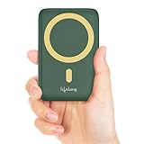 આઇફોન અને તમામ વાયરલેસ Qi સક્ષમ ફોન અને ઉપકરણો માટે આજીવન ઇલેક્ટ્રોનિક્સ 10000mAh મેગસેફ વાયરલેસ ફાસ્ટ ચાર્જિંગ પાવર બેંક | QC 3.0 પાવરબેંક (22.5W આઉટપુટ) | મજબૂત મેગ્નેટ + વધારાની ચુંબકીય રીંગ