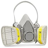 કારતૂસ સાથે 3M 6003 6200 માસ્ક રેસ્પિરેટર, એક કદ