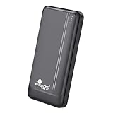 Kratos PowerBank 10000 mAh 22.5W ફાસ્ટ ચાર્જિંગ, 3 આઉટપુટ - ડ્યુઅલ યુએસબી અને ટાઈપ સી આઉટપુટ, યુએસબી ટાઈપ સી કનેક્ટર, પીડી, બીઆઈએસ સર્ટિફાઈડ, મેડ ઈન ઈન્ડિયા, પાવર બેંક સ્માર્ટફોન અને ટેબ્લેટ માટે સુસંગત, બ્લેક