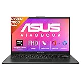 ASUS Vivobook Go 14, AMD Ryzen 5 7520U, 16GB RAM, 512GB SSD, FHD 14", Windows 11, Office Home 2024, Black, 1.38kg, E1404FA-NK5542WS, AMD Radeon iGPU, બેઝટૉપ 1542WS, AMD Radeon iGPU, 1520, બેઝટૉપ*4)