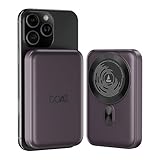 boAt EnergyShroom PB331 (Magsafe) 10000mAh મેગ્નેટિક વાયરલેસ પાવરબેંક, 15W વાયરલેસ અને 22.5W વાયર્ડ ચાર્જિંગ માટે (iPhone 16, 15, 14, 13 અને 12, Android અને અન્ય Qi સક્ષમ ઉપકરણો) (જાંબલી)