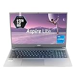 Acer Aspire Lite, Intel Core i5 13th Gen - 1334U, 16GB RAM, 512GB SSD, Full HD 15.6"/39.62 cm, Windows 11 Home, MS Office, Steel Grey, 1.59 KG, AL15-53, મેટલ બોડી, લાઈટમ પ્રી-ટોપ