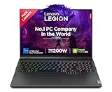 Lenovo Legion Pro 5 Intel Core i7-14650HX 16" (40.64cm) WQXGA IPS 500Nits 240Hz ગેમિંગ લેપટોપ (16GB/1TB SSD/Win 11/Office 2021/NVIDIA RTX/DCI30% Month-DCI30% પાસ/ગ્રે/2.5Kg), 83DF003NIN