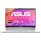 ASUS Vivobook Go 14, AMD Ryzen 5 7520U, 16GB RAM, 512GB SSD, FHD 14", Windows 11, Office Home 2024, Cool Silver, 1.38kg, E1404F04FA-NK5541WS, AMD iPU6, MPU64441WS (1 વર્ષ)* લેપટોપ