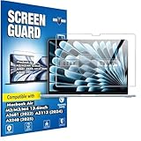 MacBook Air 13inch (M4 2025 / M3 2024 / M2 2023) માટે RGY TPU પૂર્ણ સ્ક્રીન પ્રોટેક્ટર ગાર્ડ - 1 પેક ક્લિયર