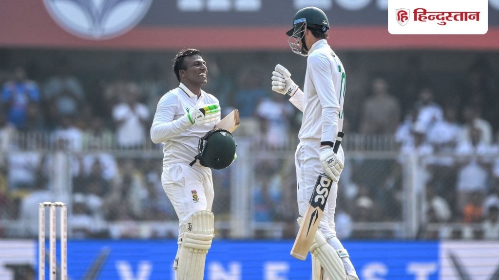 हाउसफुल स्टेडियम में शतक लगाने पर सेनुरन मुथुसामी हुए गदगद, यानसेन के छक्कों पर ये...