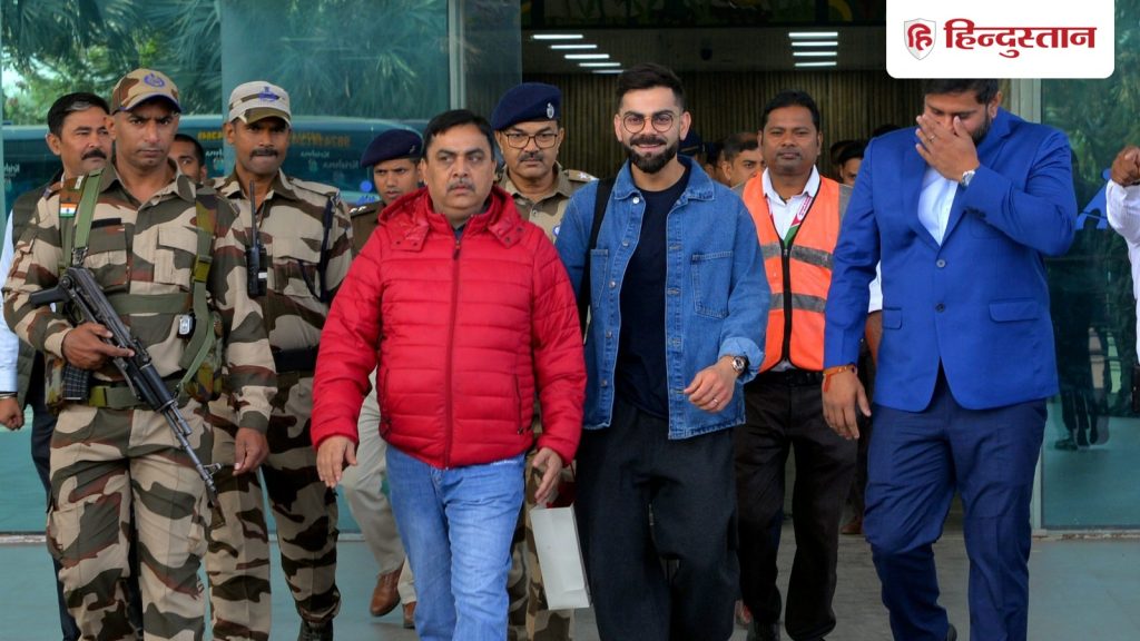 विराट कोहली साउथ अफ्रीका के खिलाफ वनडे सीरीज के लिए पहुंचे रांची, 30 नवंबर को है...