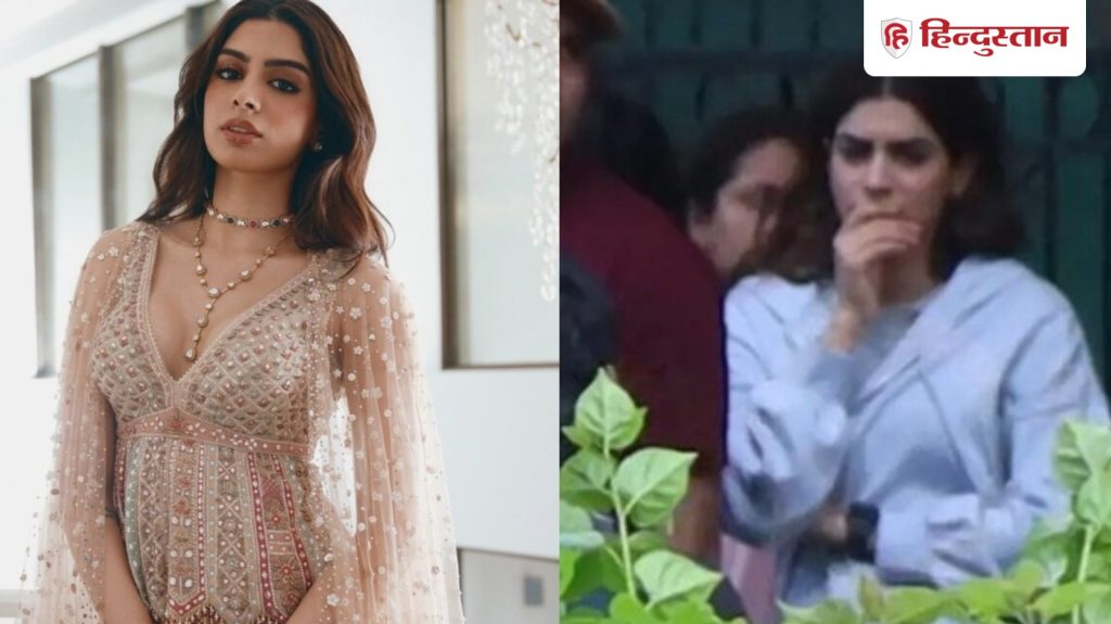 श्रीदेवी की फिल्म मॉम के सीक्वल में काम कर रही हैं खुशी कपूर, सेट से एक्ट्रेस की फोटो...