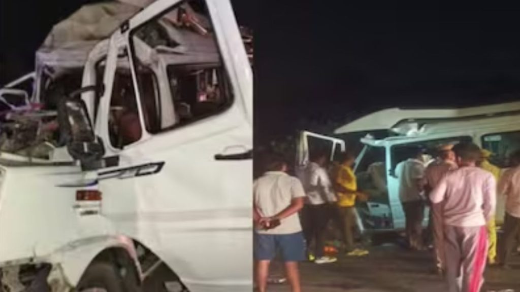 જોધપુરના ફલોદી વિસ્તારમાં ટેમ્પો ટ્રાવેલર ટ્રક સાથે અથડાતા 15 લોકોના મોત… जोधपुर के फालोदी क्षेत्र में टेम्पो ट्रैवलर के ट्रक से टकराने से 15 लोगों की...