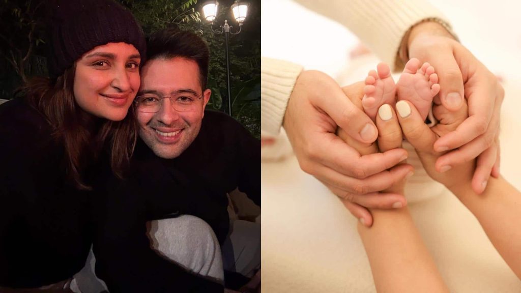 परिणीति चोपड़ा और राघव चड्‌ढा ने पहली बार दिखाई बेटे की झलक, रखा ये खास नाम