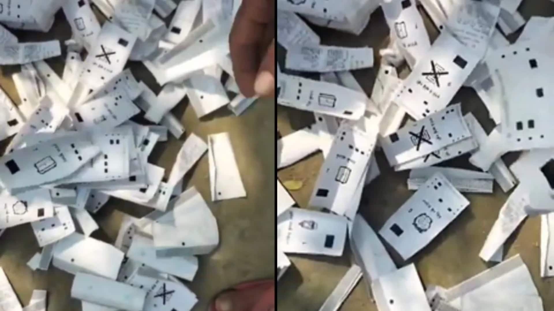 બિહાર: રસ્તા પર VVPAT સ્લિપ મળવા પર હંગામો, ચૂંટણી પંચે AROને સસ્પેન્ડ કર્યો બિહાર: રસ્તા પર VVPAT સ્લિપ મળવા પર હંગામો, ચૂંટણી પંચે AROને સસ્પેન્ડ કર્યો