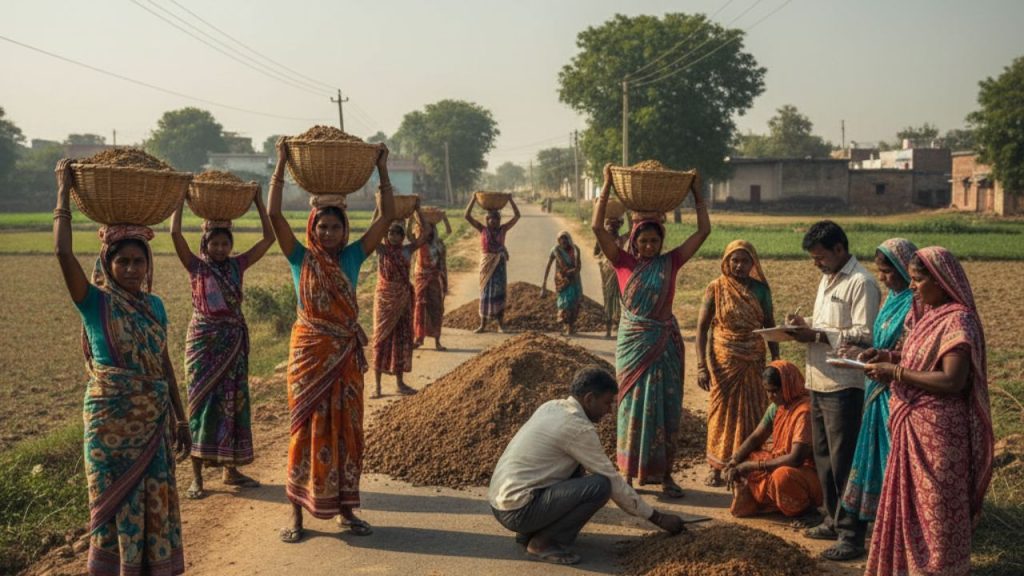 अक्टूबर से नवंबर के बीच मनरेगा से 27 लाख मजदूरों के नाम हटाए जाने से चिंताएं...