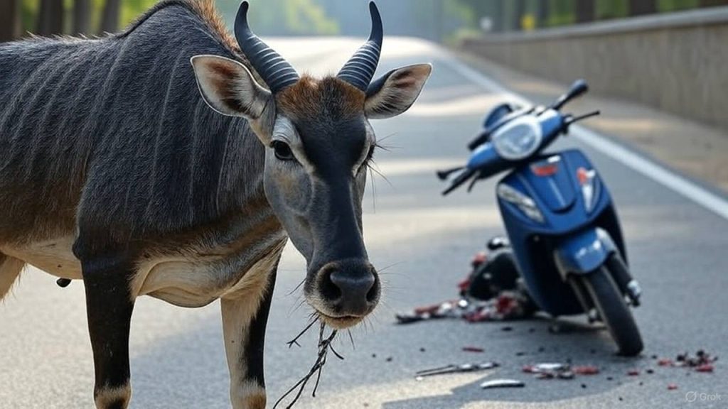 शनिवार शाम को जुनैद और नाहिद अपनी स्कूटी पर सवार होकर बिरालसी गांव के पास...