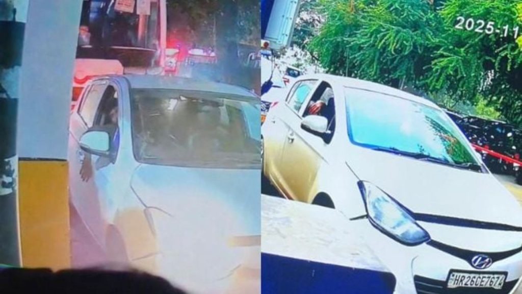 लाल किले के पास हुए धमाके से ठीक पहले की CCTV फुटेज सामने आई है जिसमें एक...